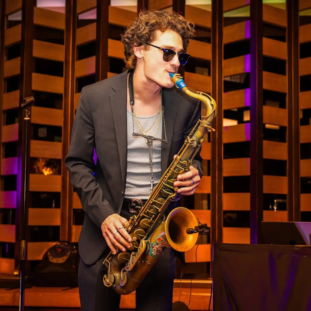 Augie Bello performing live in New York, NY