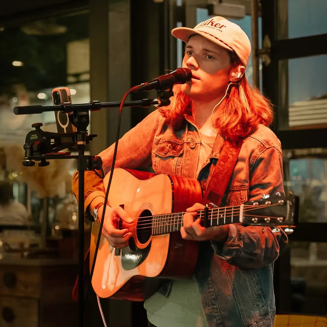 Mitchell Davis performing live in Austin, TX