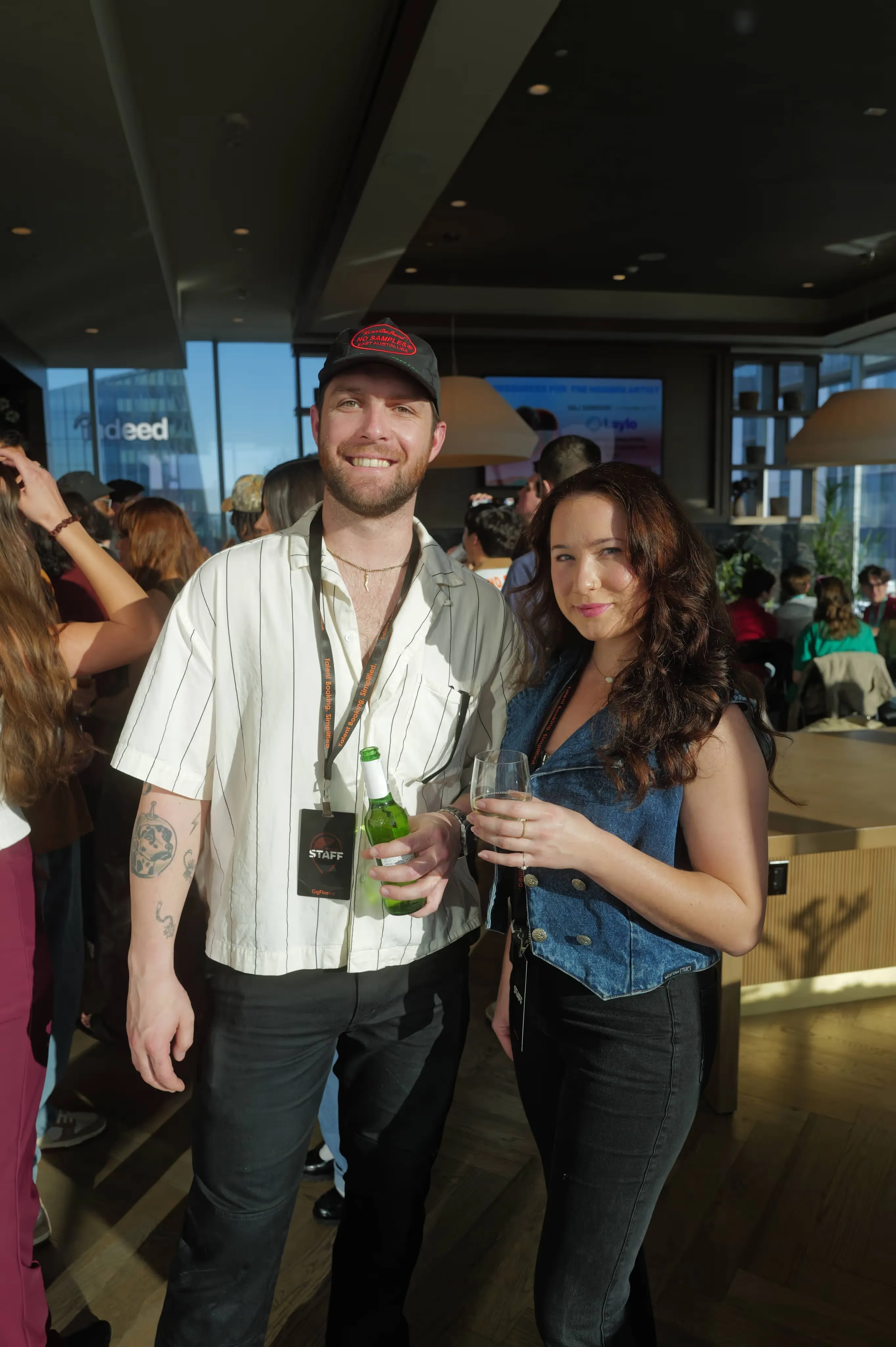 Live entertainment at a GigFinesse show